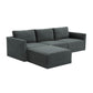 Willow Charcoal Modular 4 Piece Sectional