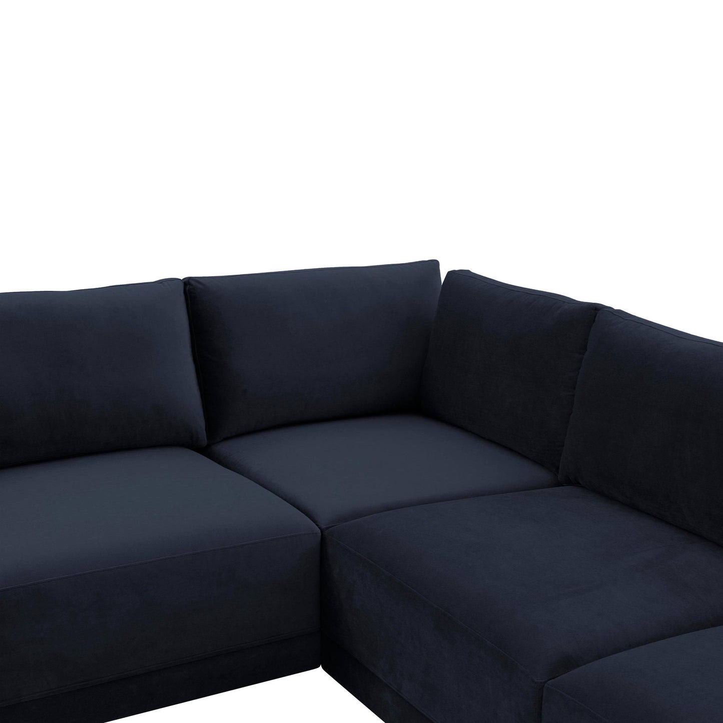Willow Navy Modular 8 Piece Large U Sectional