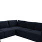 Willow Navy Modular 7 Piece Large Chaise Sectional