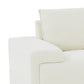 Maeve Cream Boucle Upholstered Loveseat