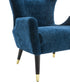 Logan Navy Velvet Chair