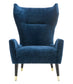 Logan Navy Velvet Chair