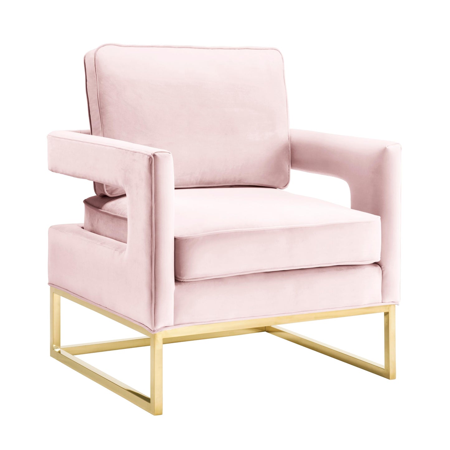 Avery Blush Velvet Chair