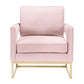 Avery Blush Velvet Chair