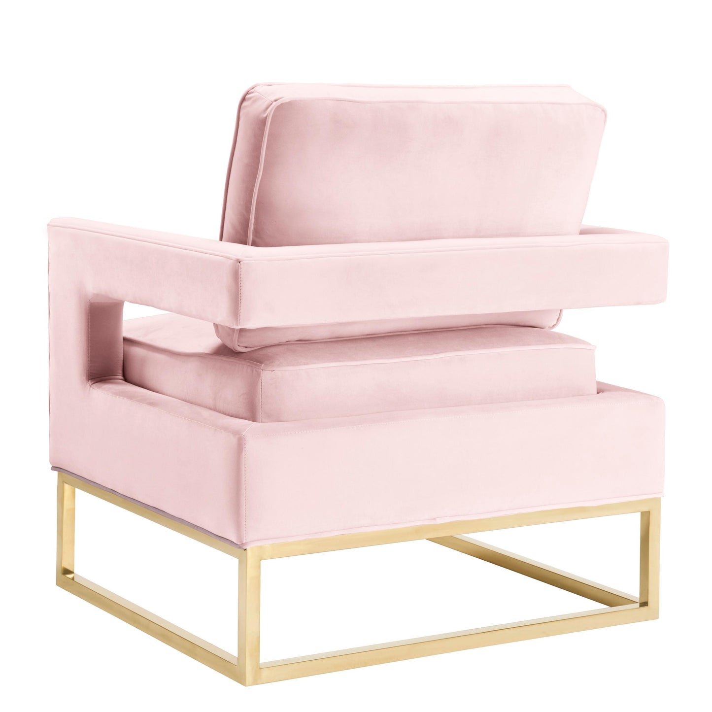 Avery Blush Velvet Chair