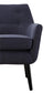 Clyde Navy Linen Chair