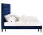 Eden Navy Velvet Bed in King