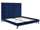 Eden Navy Velvet Bed in King