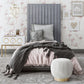Arabelle Grey Bed in Twin