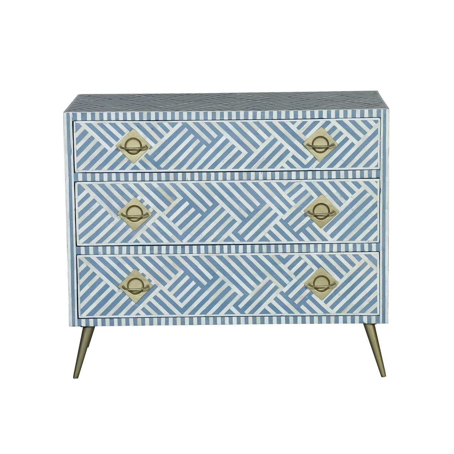 Kadiri Blue and White Bone Inlay Dresser