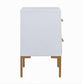 Quinn White Side Table