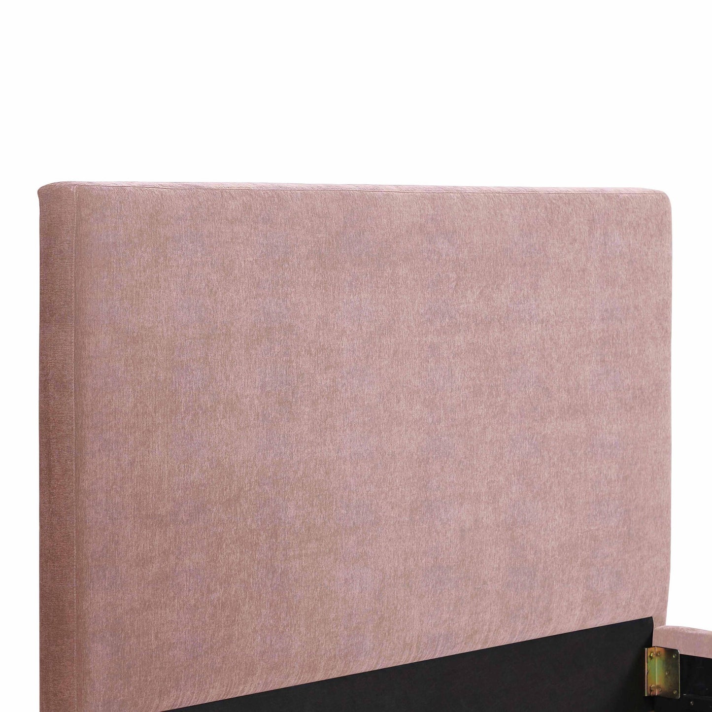 Delilah Blush Textured Velvet Bed in King