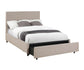 Edgar Beige Storage Bed in King