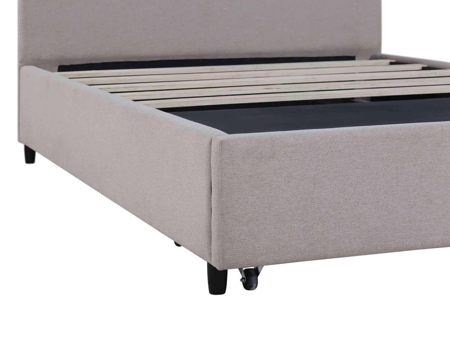 Edgar Grey Storage Bed in King