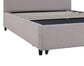 Edgar Grey Storage Bed in King
