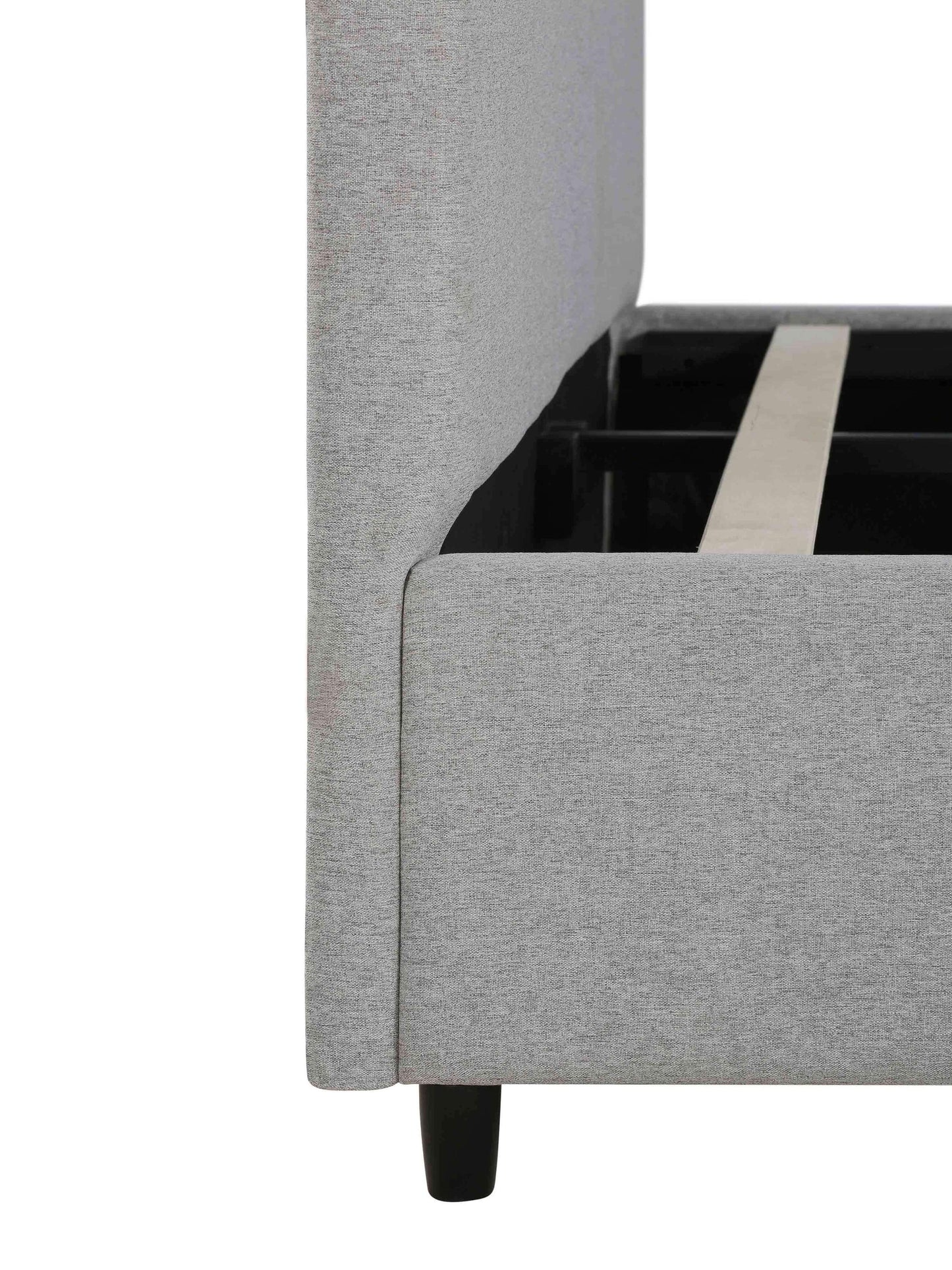 Edgar Grey Storage Bed in King