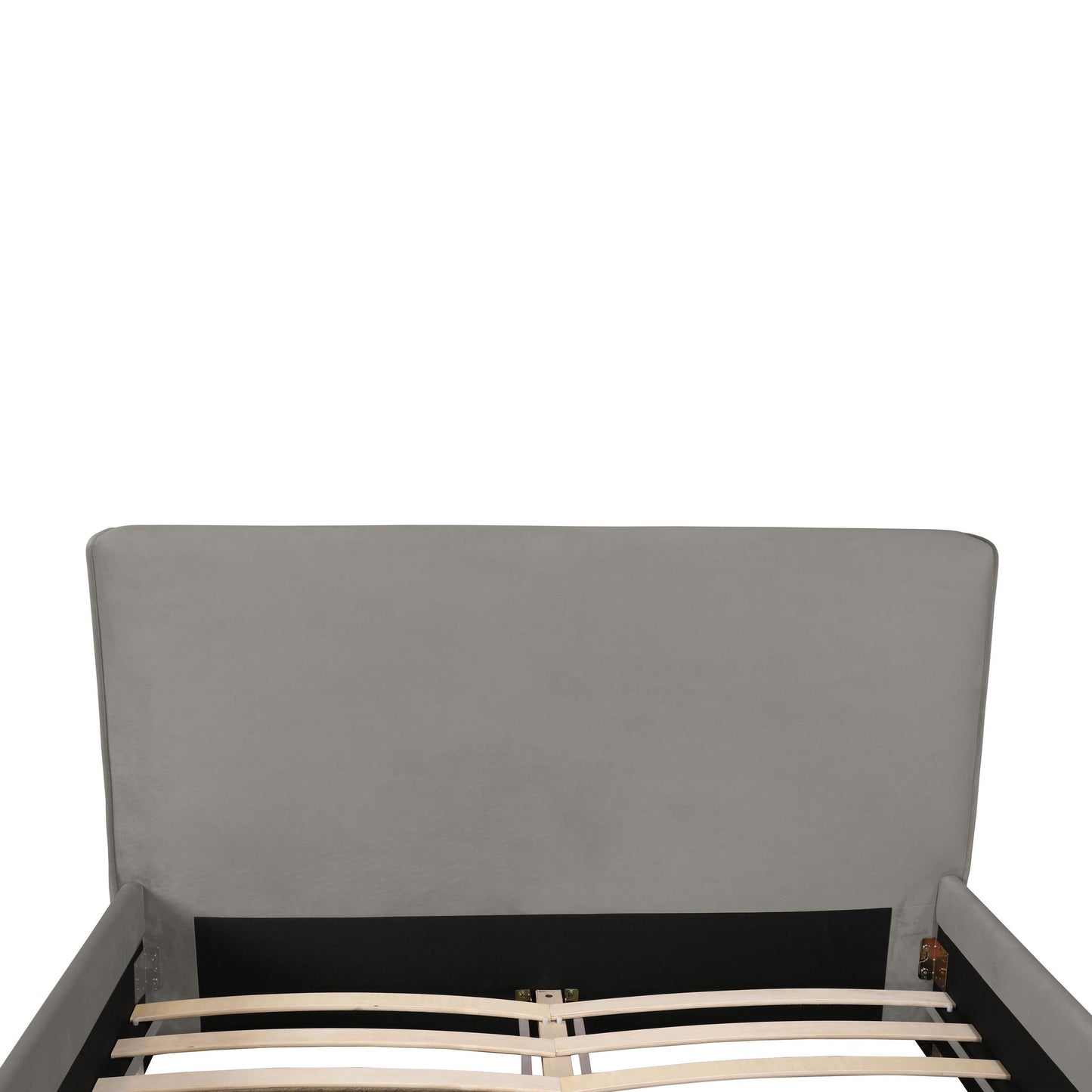 Madison Grey Velvet Bed in Queen