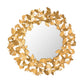 Lyrical Gold 36 Inch Round Wall Mirror