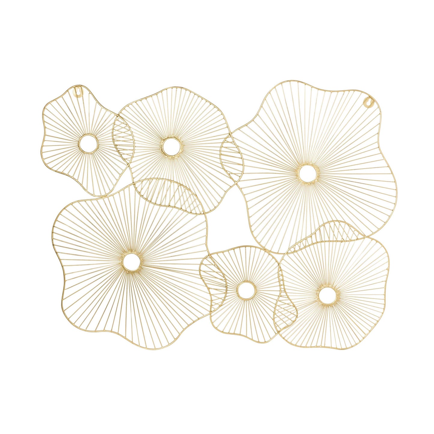 Amoeba Gold Wall Art