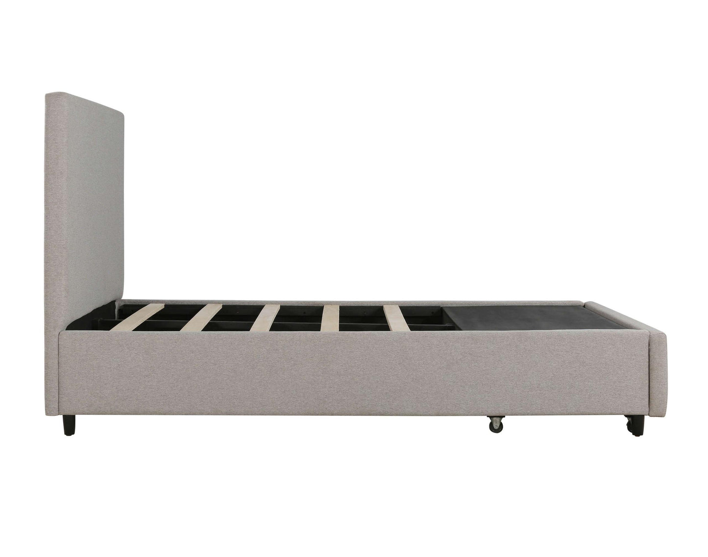 Edgar Grey Storage Bed in King