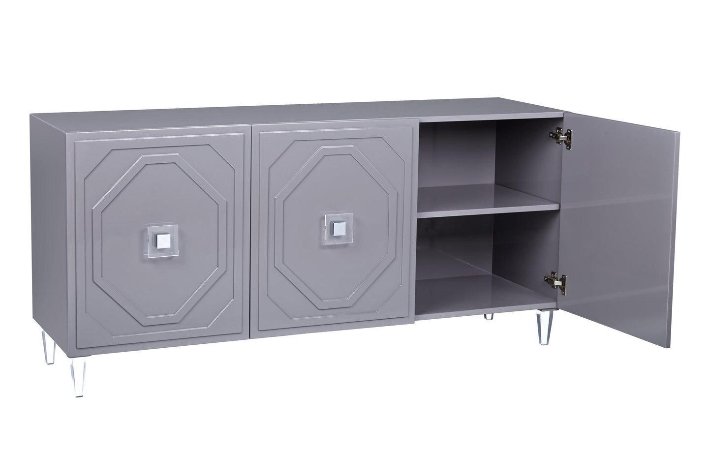 Andros Grey Lacquer Buffet