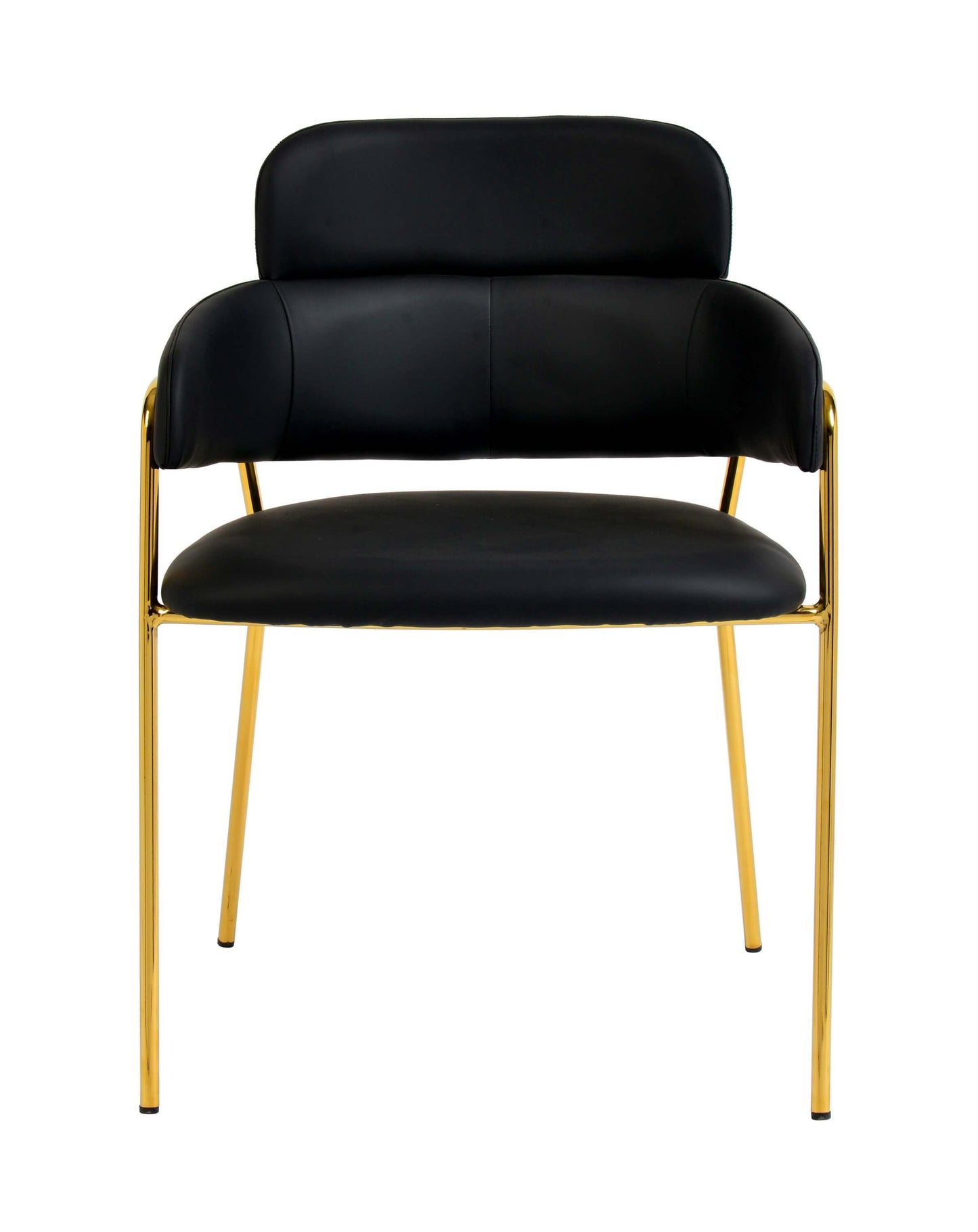 Karl Black Vegan Leather Chair (Set of 2)