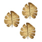 Gold Leaf Wall Art - Set of 3
