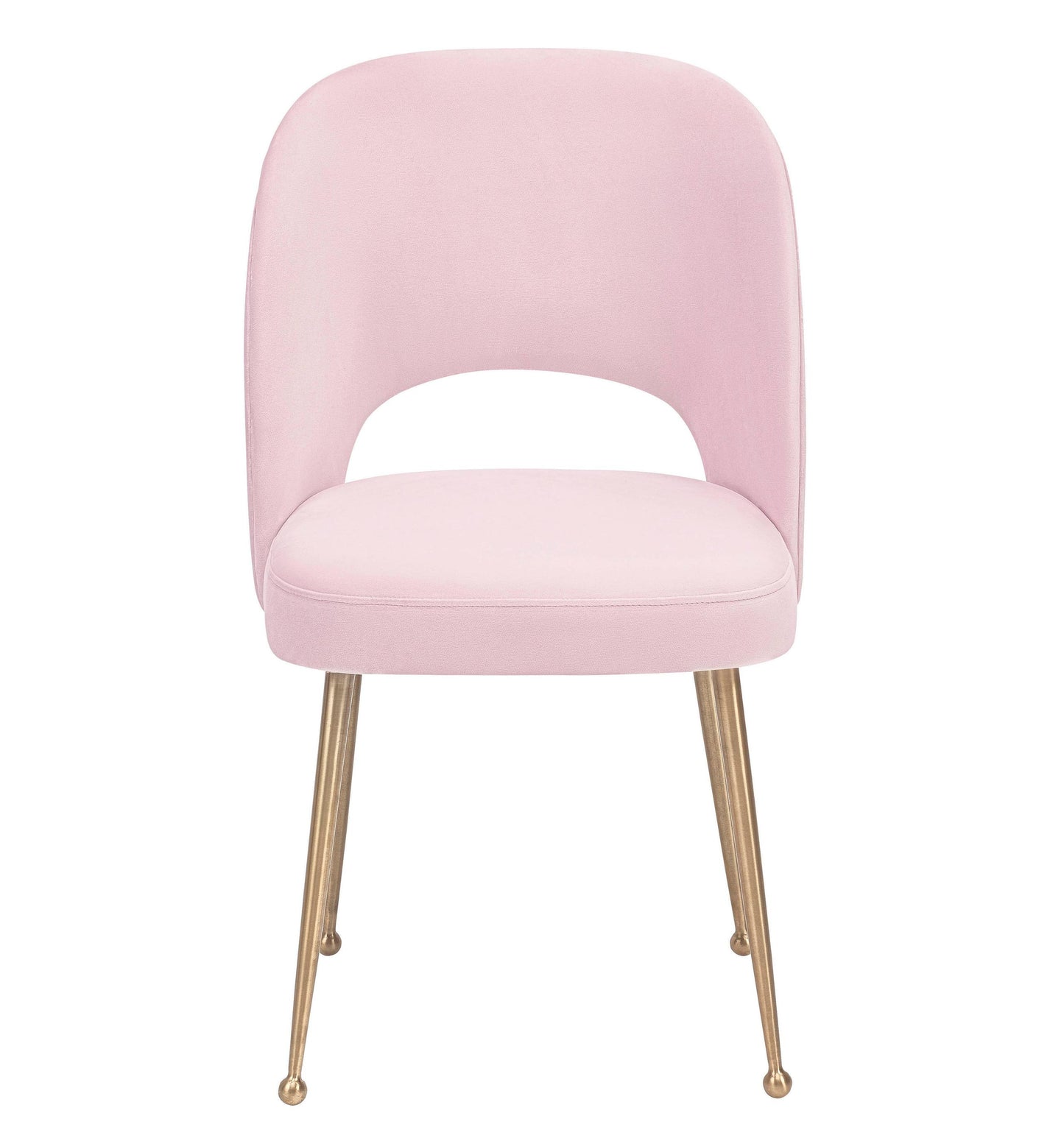 Swell Blush Velvet Chair