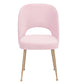 Swell Blush Velvet Chair