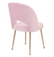 Swell Blush Velvet Chair
