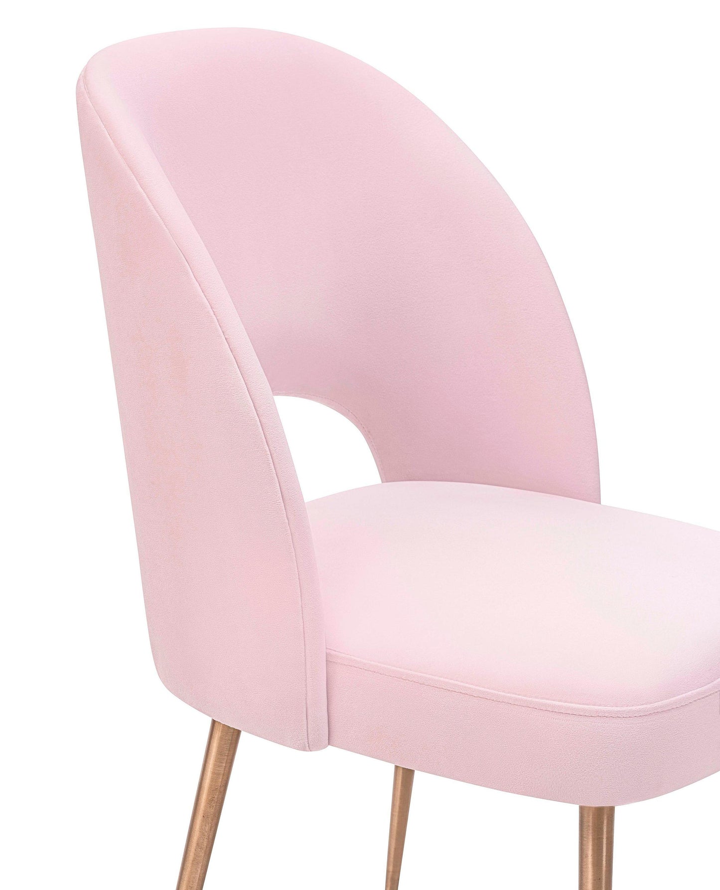 Swell Blush Velvet Chair