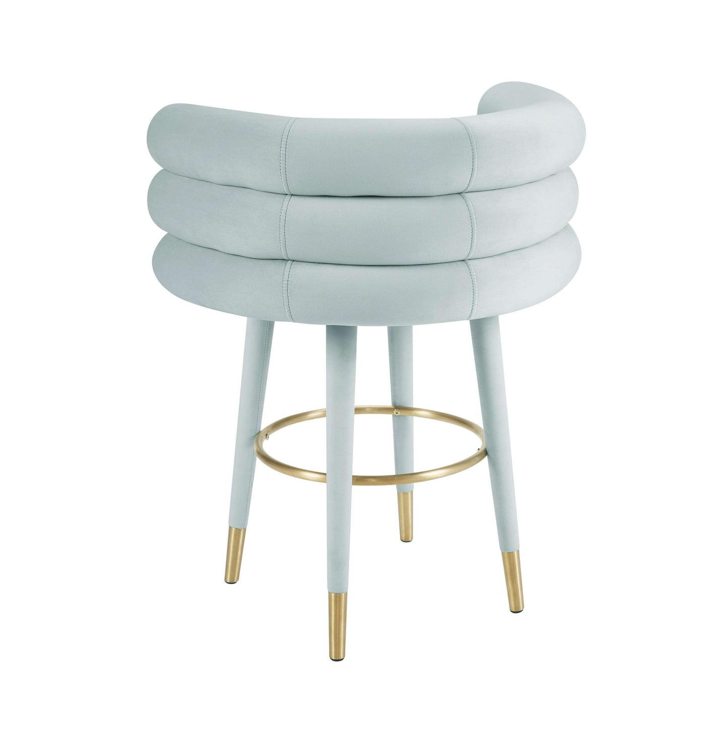 Betty Mint Green Velvet Counter Stool
