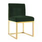 Haute Forest Green Velvet Chair