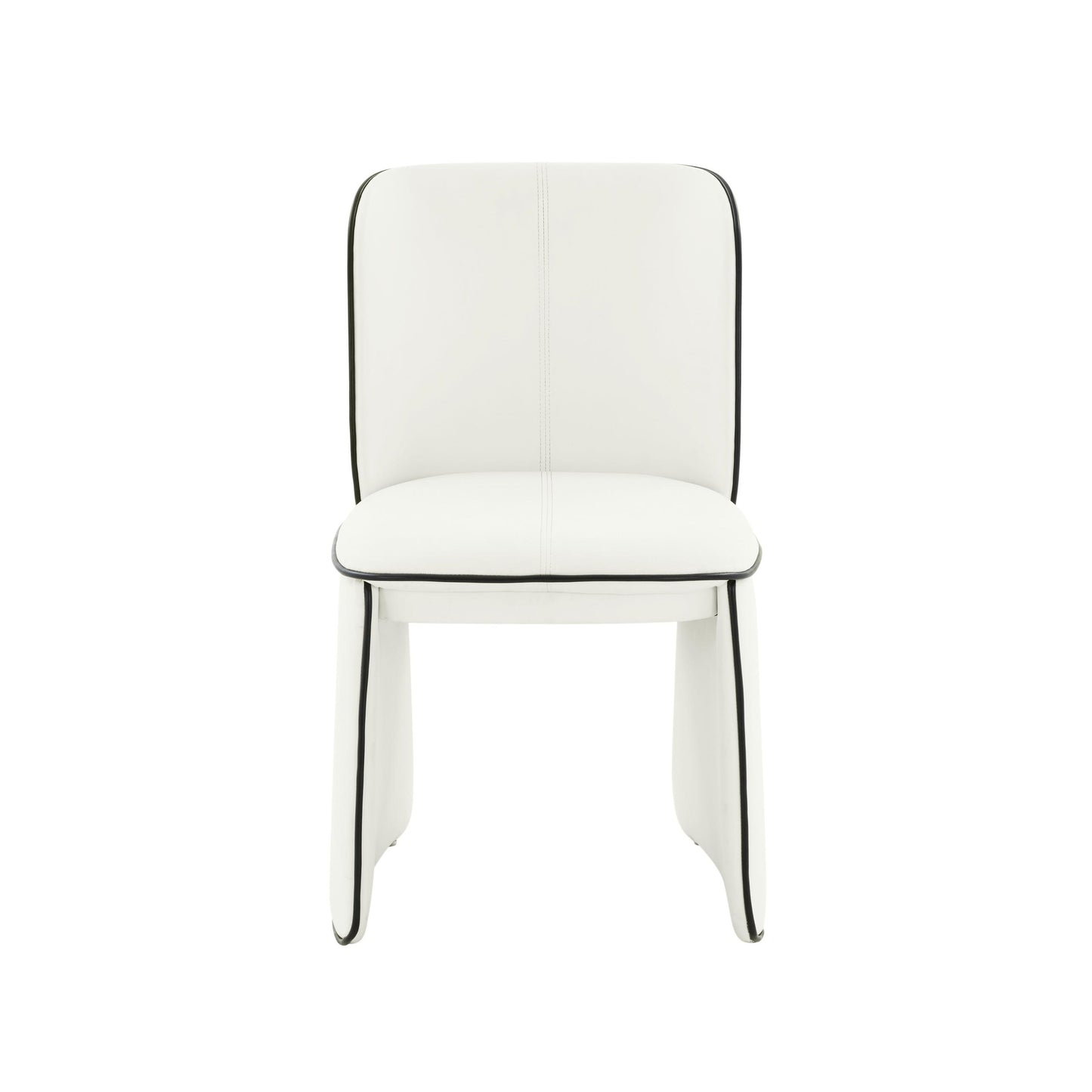 Kinsley Cream Vegan Leather Dining Chair