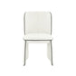 Kinsley Cream Vegan Leather Dining Chair