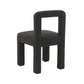 Hazel Black Boucle Dining Chair