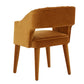Zora Turmeric Velvet Dining Chair
