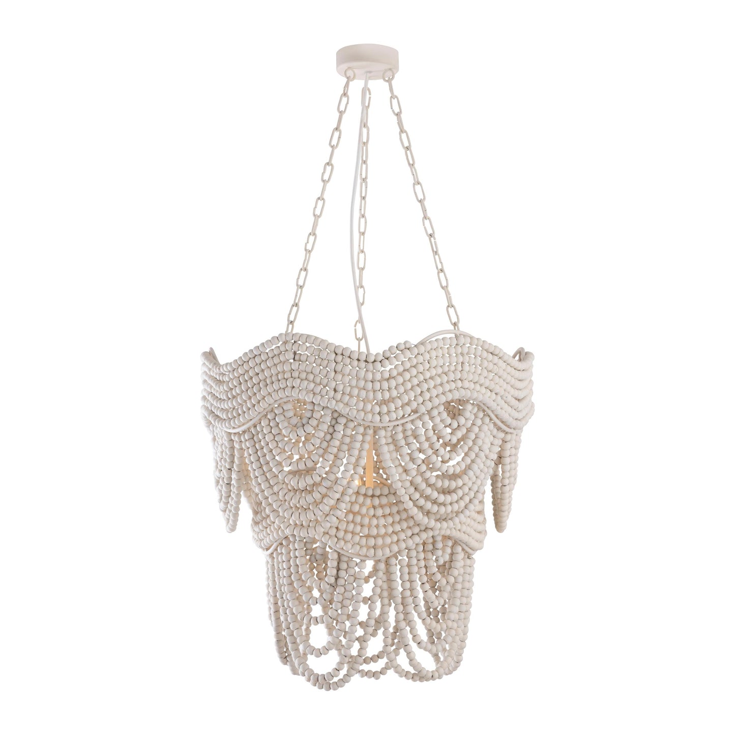 Porto Ivory Beaded Chandelier