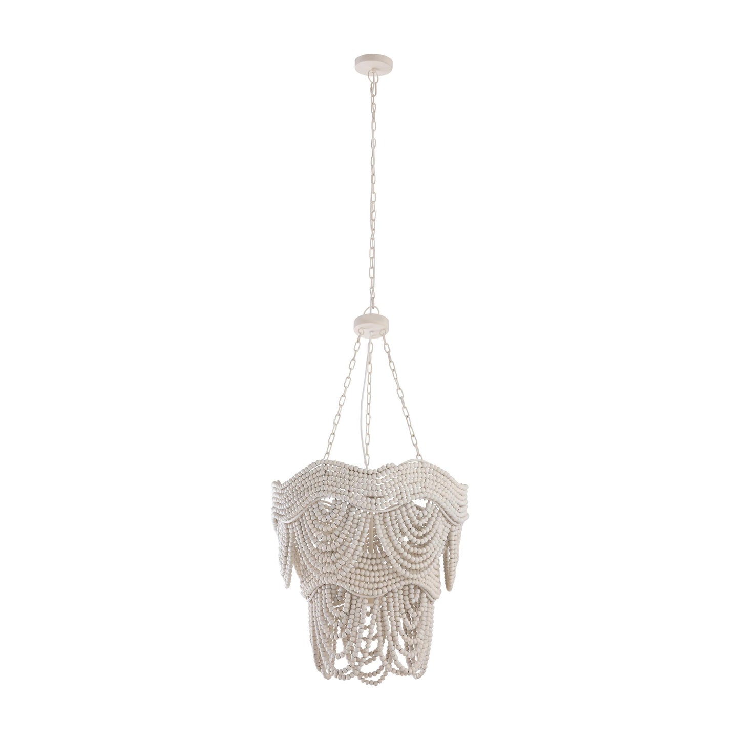 Porto Ivory Beaded Chandelier