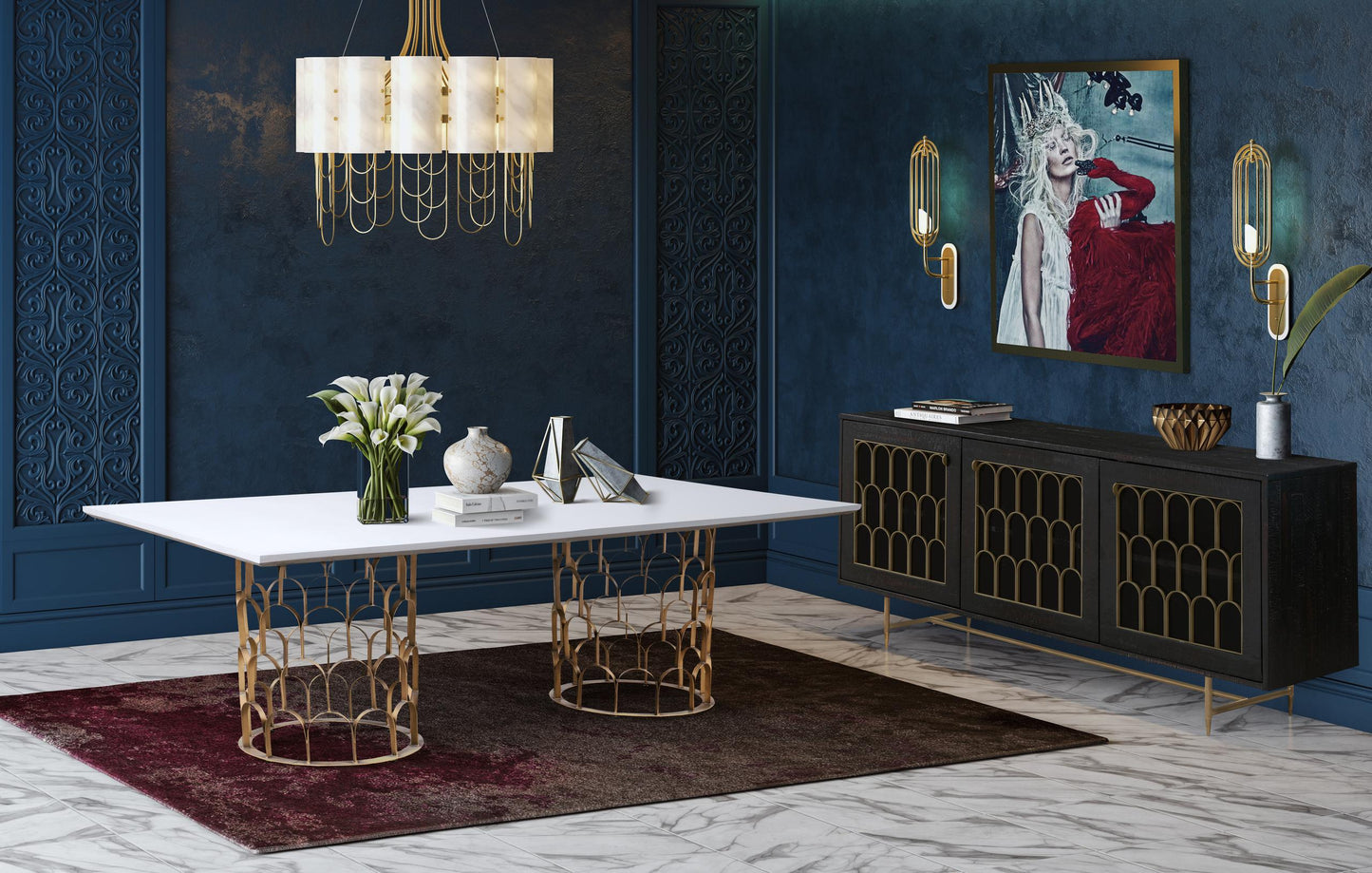 Gatsby Concrete Dining Table