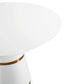 Rosa White 47" Round Dining Table