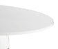 Rosa White 47" Round Dining Table