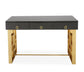Audrey Grey Lacquer Desk