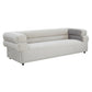 Elsa Light Grey Velvet Sofa by Inspire Me! Home Decor
