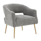 Diana Grey Velvet Accent Chair by Inspire Me! Home Decor