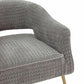 Diana Grey Velvet Accent Chair by Inspire Me! Home Decor