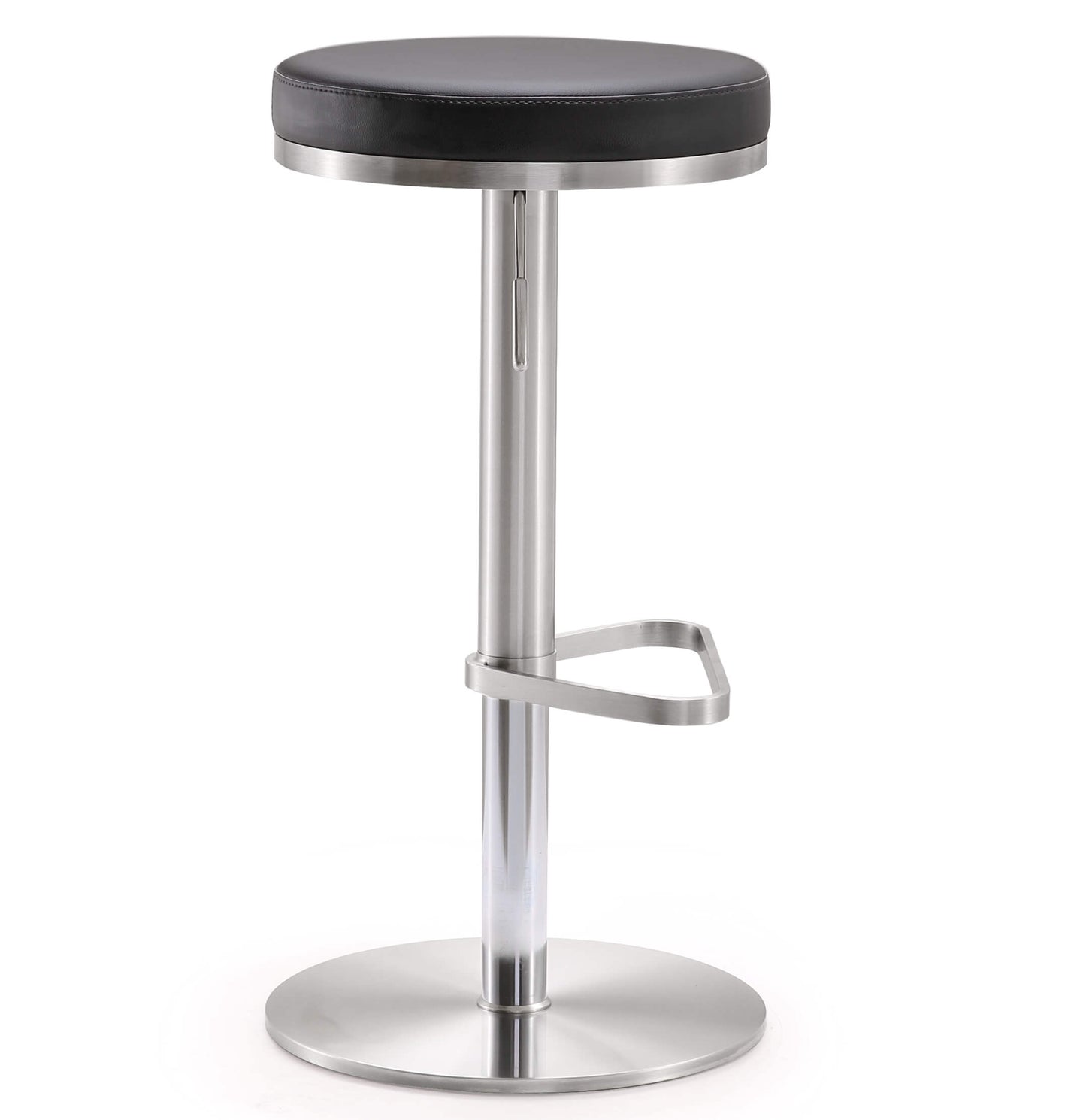 Fano Black Stainless Steel Barstool