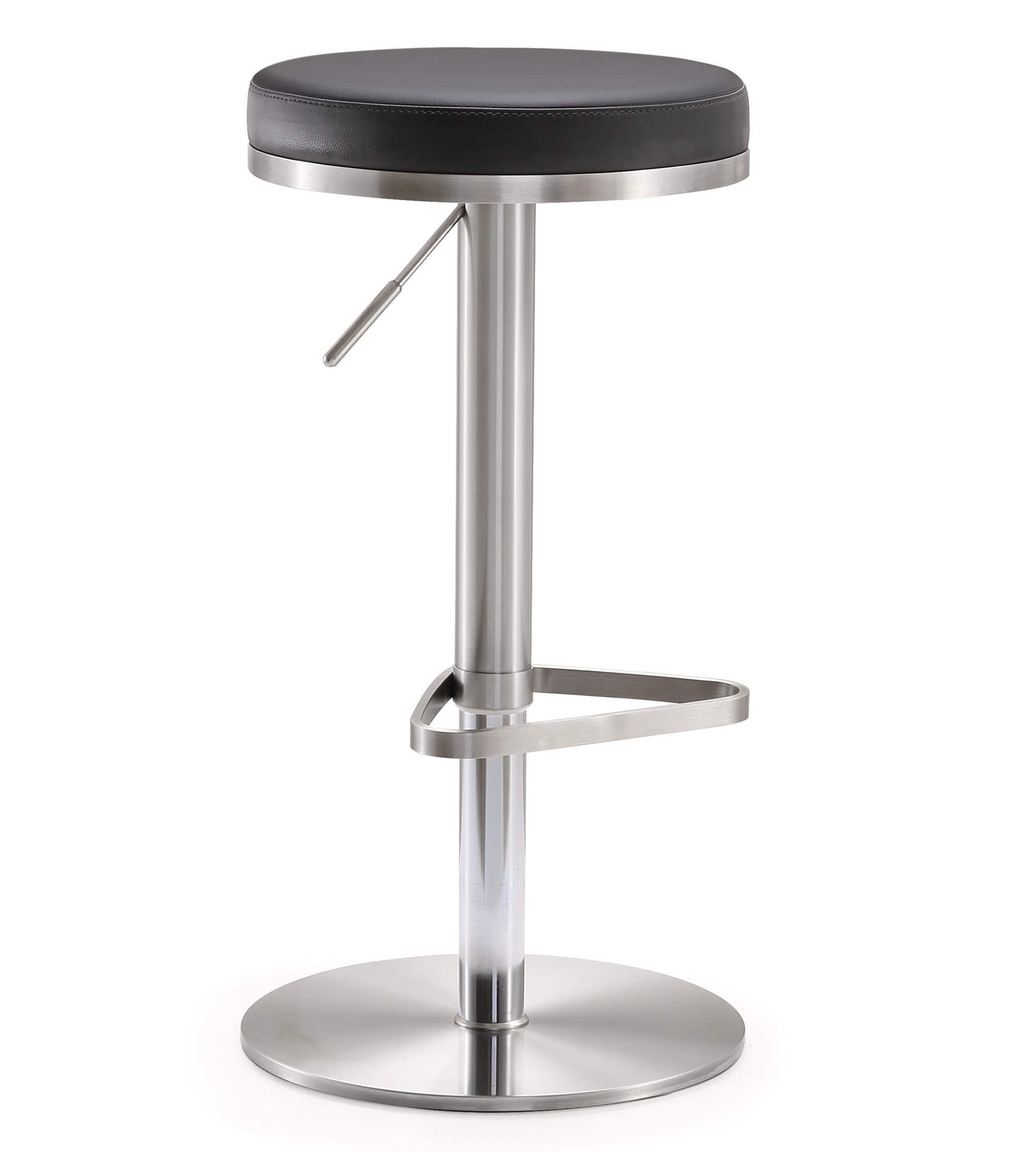 Fano Black Stainless Steel Barstool