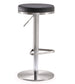 Fano Black Stainless Steel Barstool