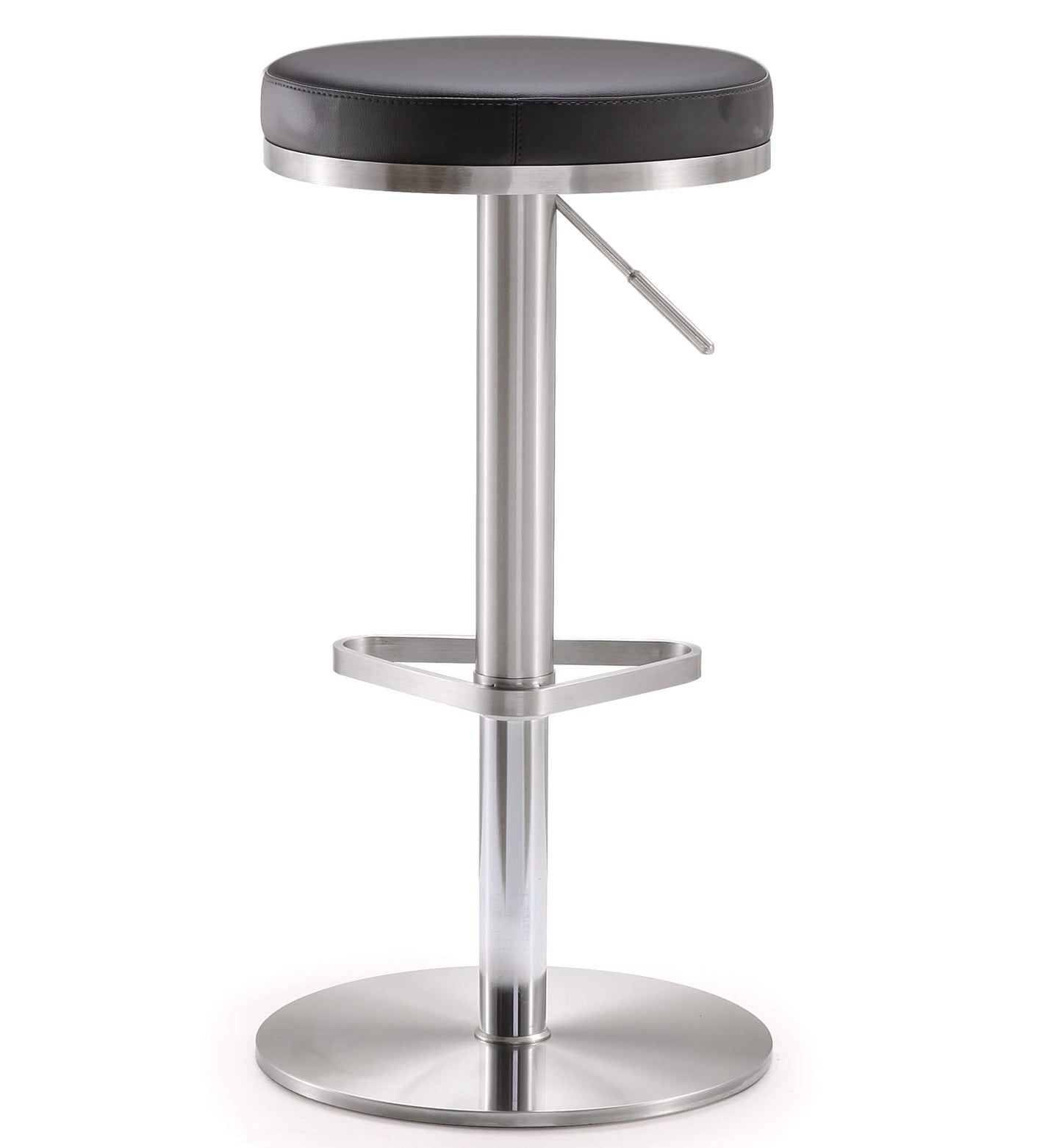 Fano Black Stainless Steel Barstool